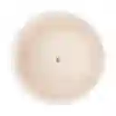 Maceta de Cerámica Con Base de Bambú 27 x 21 cm Casaideas