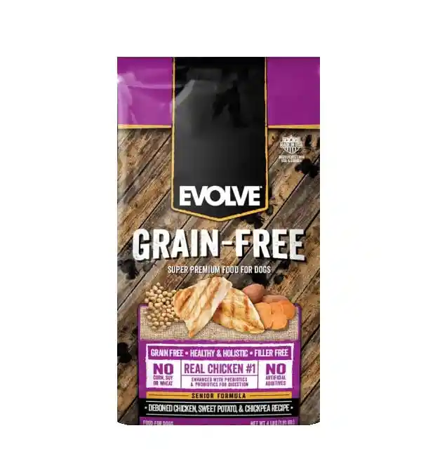Evolve Dog Senior Grain-free Real Chicken X 1.8 Kg