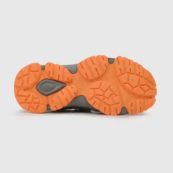 Zapatillas Outdoor Estampada Niño Gris/Naranja Talla 35 Colloky