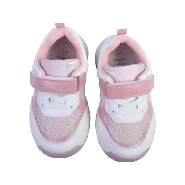 Zapatillas Bebe Niña Blanco Pillin 22