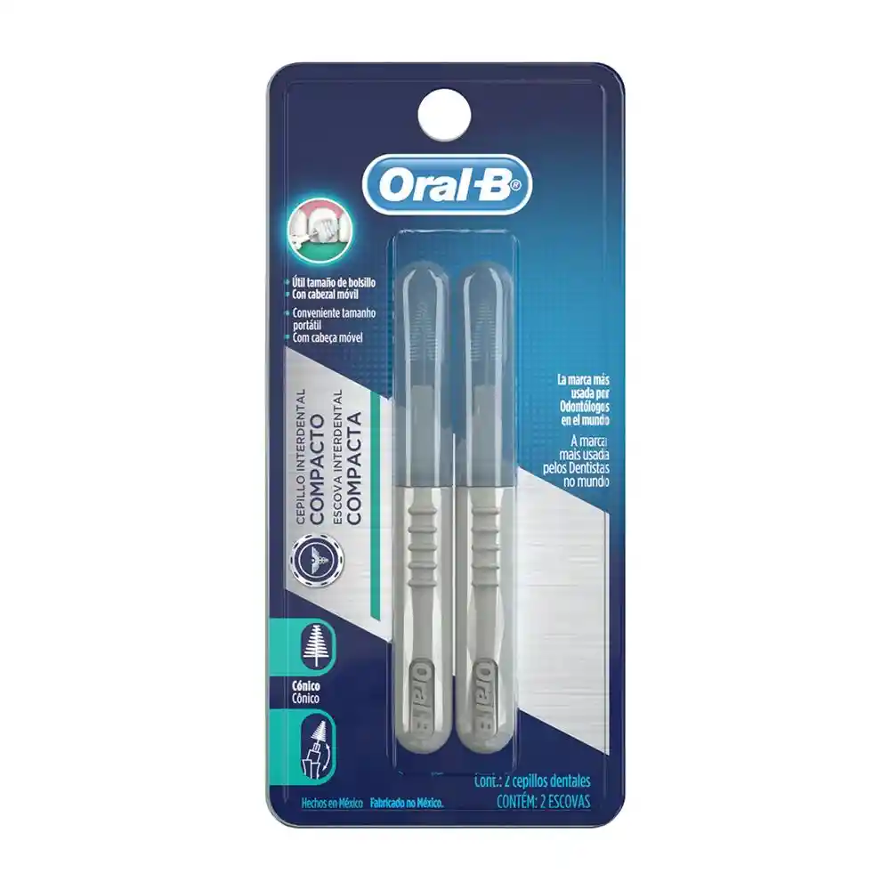 Oral-B Cepillos Dentales Oral-b Int.conic.compac.2