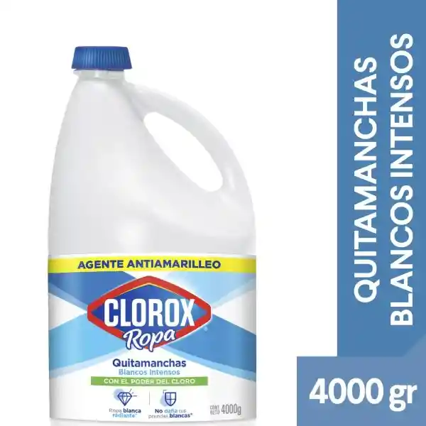 Quitamanchas Clorox Blancos Intensos (Botella) 4000 gr