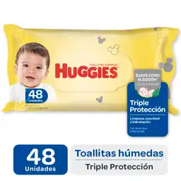 Huggies Toallas Húmedas Triple Protección