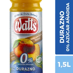 Watts Néctar de Fruta Sabor a Durazno Light