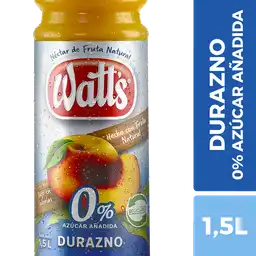 Watts Néctar de Fruta Sabor a Durazno Light