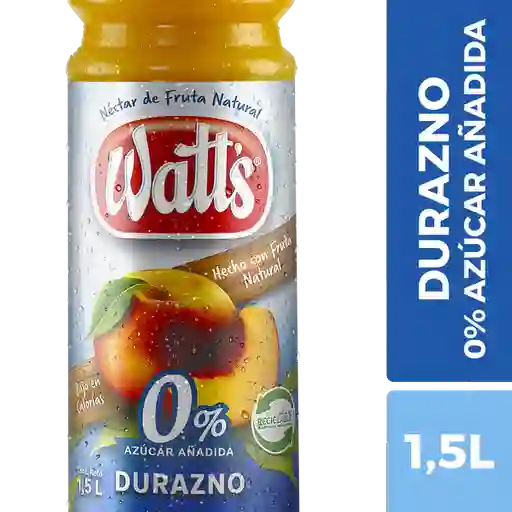 Watts Néctar de Fruta Sabor a Durazno Light