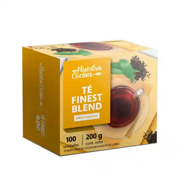 Nuestra Cocina té Negro Finest Blend