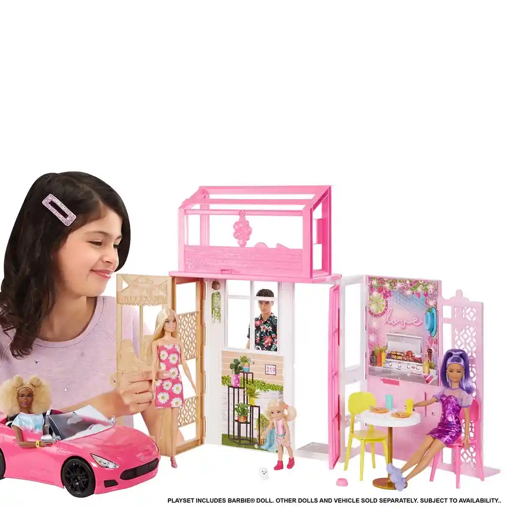 Mattel Barbie Casa Glam C/muñeca