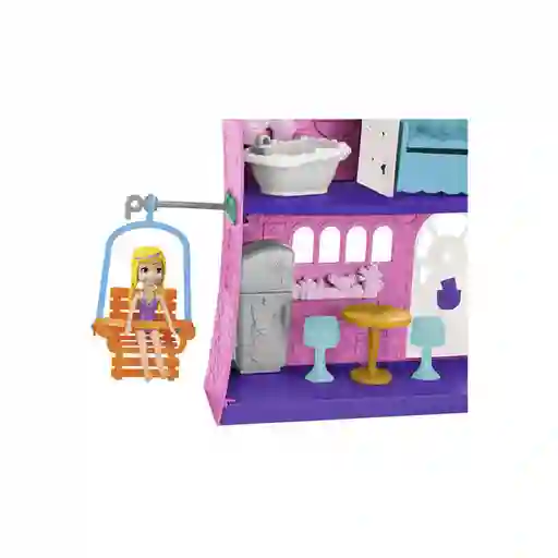 Mattel Casa De Muñeca Polly Pocket Casa Del Lago Accesorios 1 U