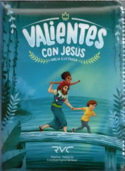 Biblia Valientes Con Jesús Para Niños Azul - Sociedad Bíblica