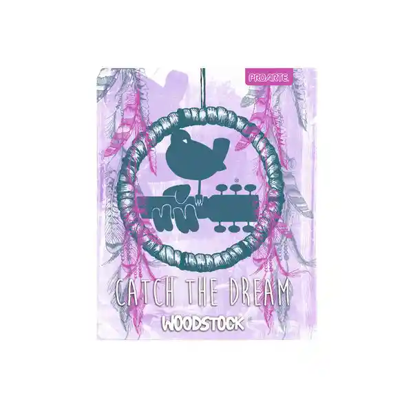 Proarte Cuaderno Universitario Doble Woodstock Mujer 7Mm 100H