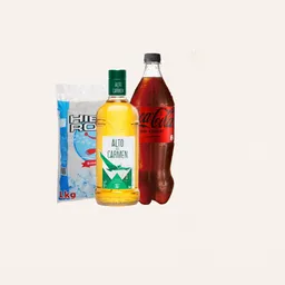 Combo Promo a lo 750 mL + Coca Sin Azucar 1.5 L + Hielo 1 Kg