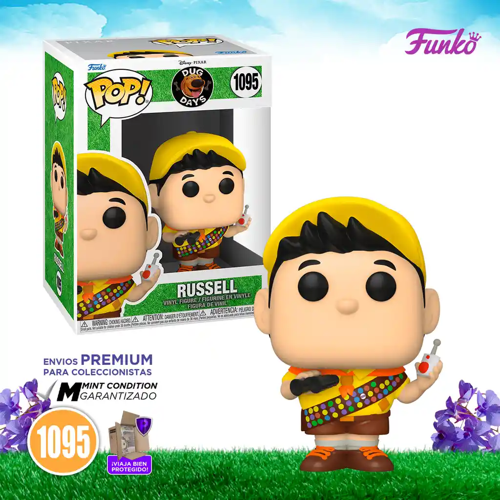 Funko Pop! Figura de Colección Russell Dug Days 1095