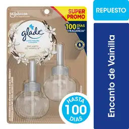 Desodorante Ambiental Glade Aceites Naturales Vainilla Repuesto Twinpack 21ml