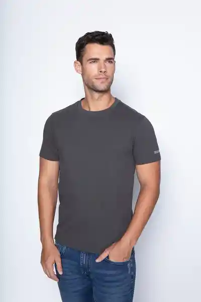 Polera Tres Cruces Charcoal Gris Talla S Nimtu