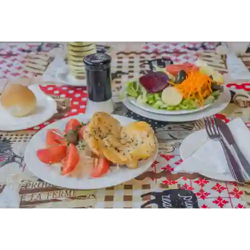 Menú filete de pollo