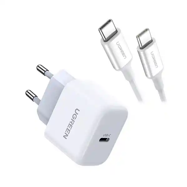 Ugreen Cargador 33W + Cable USB-C 2.0 a USB-C 2.0 2 m