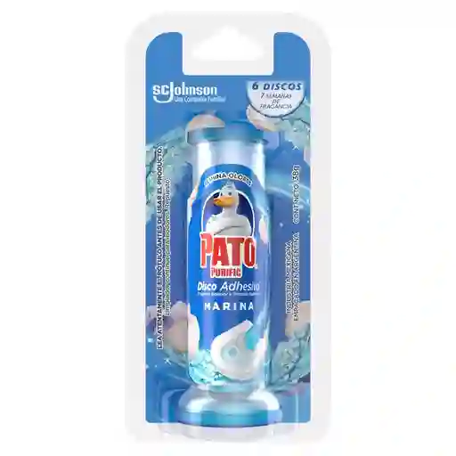 Pato Discos Adhesivos para Inodoro Marina Repuesto