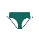 Bikini Calzón Caderas Ajustable Verde Talla L Samia