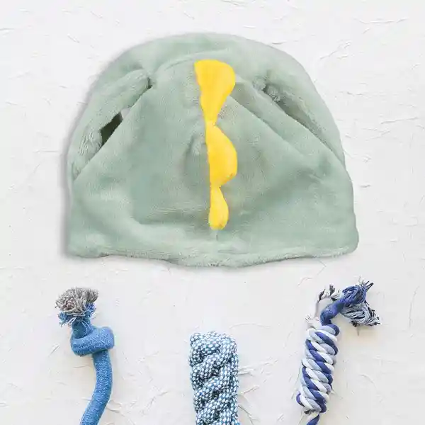 Gorro Para Mascota Pequeño Con Forma de Dinosaurio Miniso