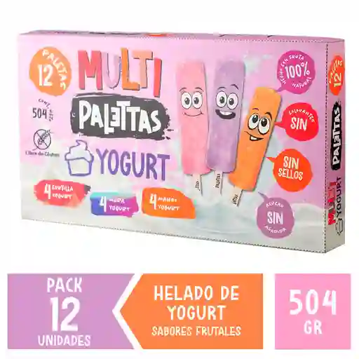 Palettas Helado Miltipaletas Yogurt