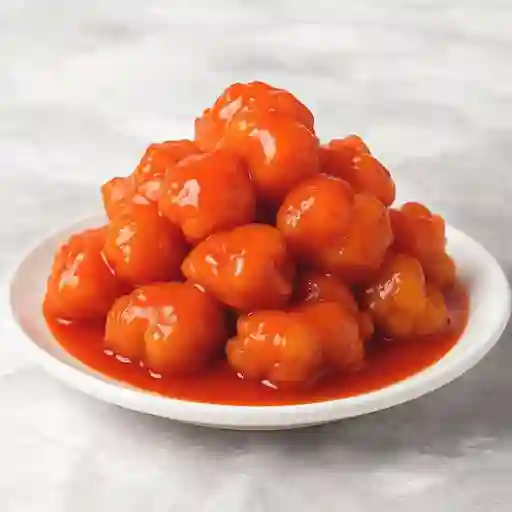 Pollo agridulce 1 porcion