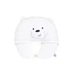 Miniso Almohada Para Viaje Con Capucha Polar - We Bare Bears