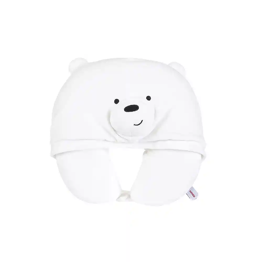 Miniso Almohada Para Viaje Con Capucha Polar - We Bare Bears