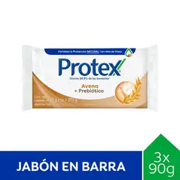 Jabón de Tocador Protex Avena 90 g x 3 Und