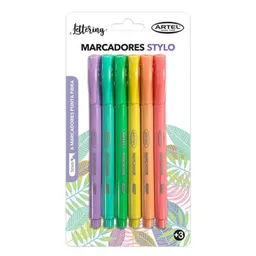 Bl. 6 Marcadores Artel Stylo Pastel 1