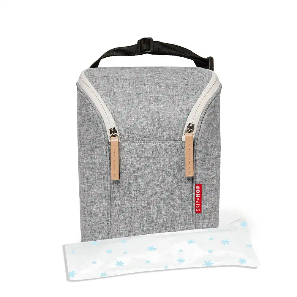 Skip Hop Porta Mamadera Termico Color Gris