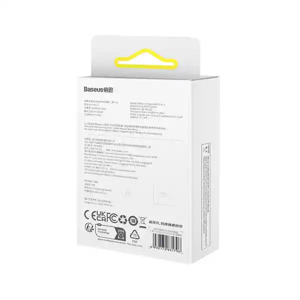 Baseus Adaptador 2 en 1 Airjoy Serie HDMI Bidireccional 4K 60Hz