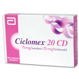 Lomex Cic Cd (75 Mcg/30 Mcg) Comprimidos Recubiertos