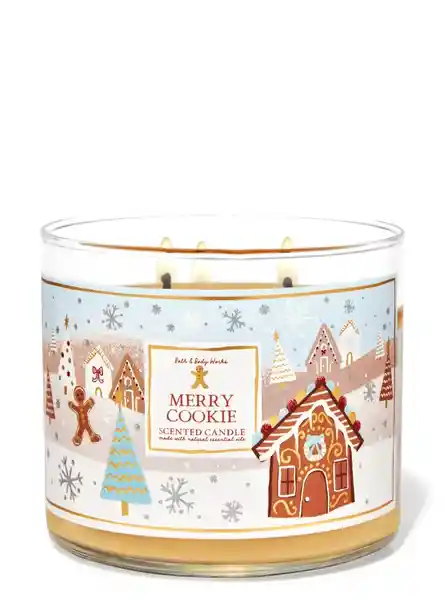 Bath & Body Vela Grande Merry Cookie