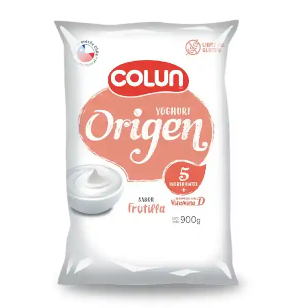 Colun Yogurt Origen Frutilla