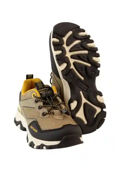 Zapatillas Outdoor Baja Ficcustex W24 Niño Café 30 939 Ficcus