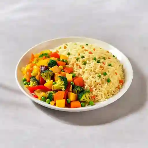 Chapsui De Verduras Con Arroz Chaufan