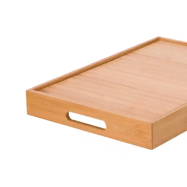 Bandeja de Bambú 28 x 4.5 x 40 cm Casaideas