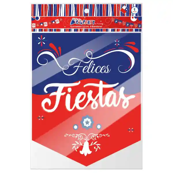 Guirnalda Banderas Fiestas Patrias