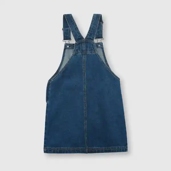 Vestido de Niña Jardinera Denim Talla 12A Colloky