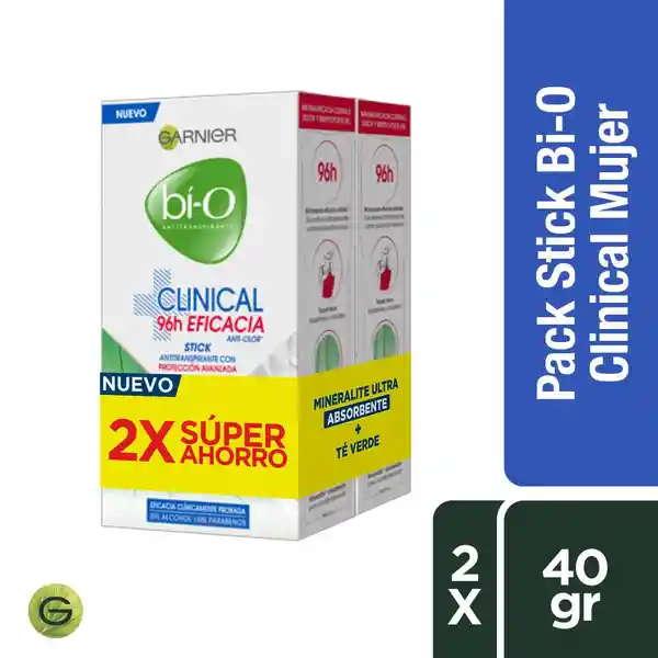 Bí-O Pack Desodorante Mujer Clinical Stick