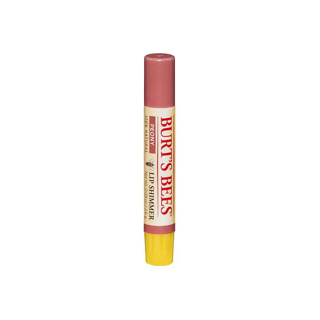 Burt's Bees Bálsamo Labial Lip Shimmer Color Peony