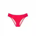 Bikini Calzón Con Drapeado Rojo Talla XL Samia