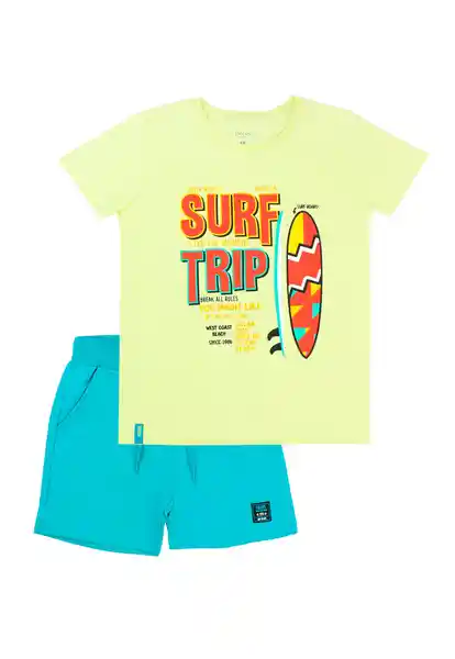 Conjunto Day to Day Kids Amarillo 06 735