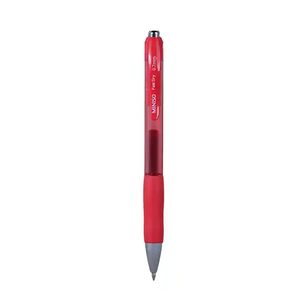 Lápiz de Gel 0.7 mm Rojo Quick Drying Miniso