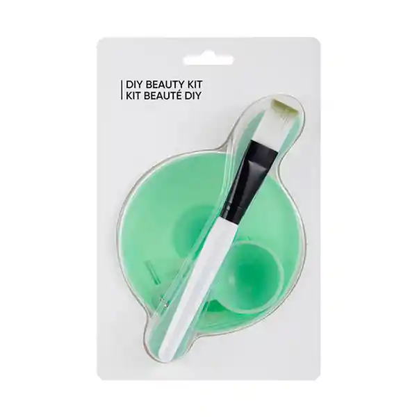 Set de Mascarilla Tazon + Utensilios Belleza Verde