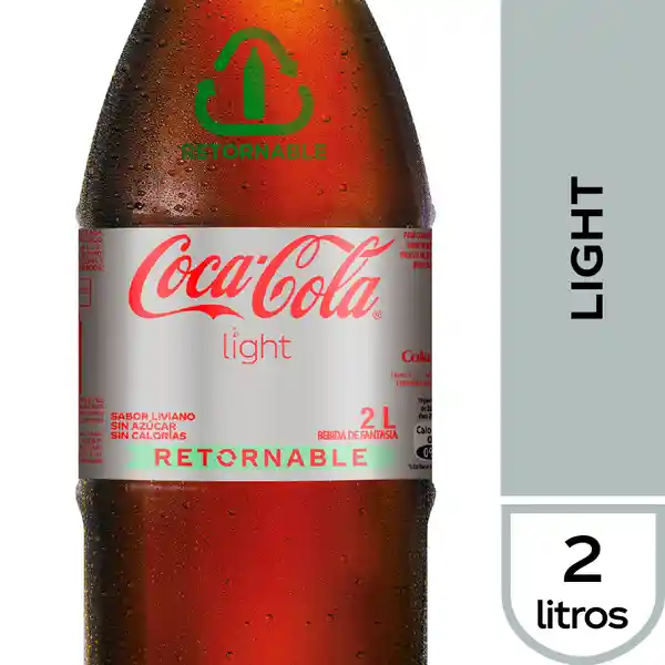 Coca-Cola Light Refresco Gas Retornable 2000 cc
