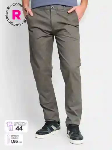 Index Pantalón New Smoke tt Gris Oscuro 50