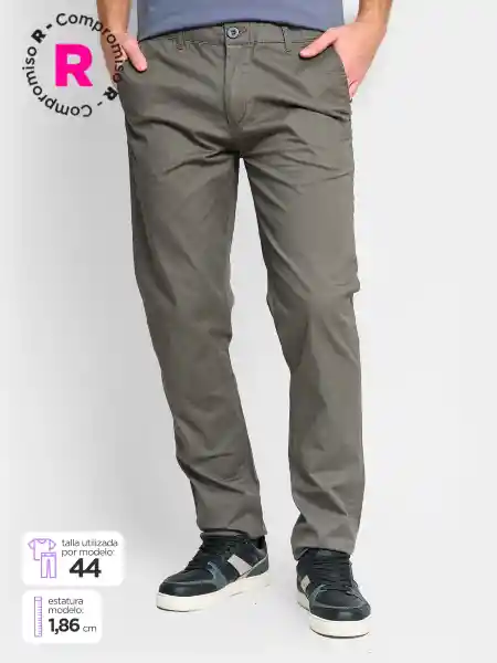 Index Pantalón New Smoke tt Gris Oscuro 50