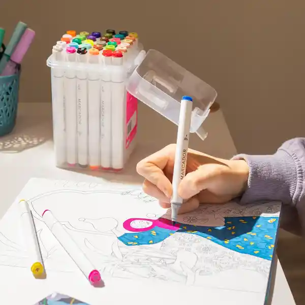 Libro Para Colorear 15 Hojas A4 Multicolor Casaideas